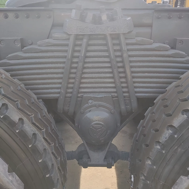 Heavy-duty multi-leaf spring suspension
