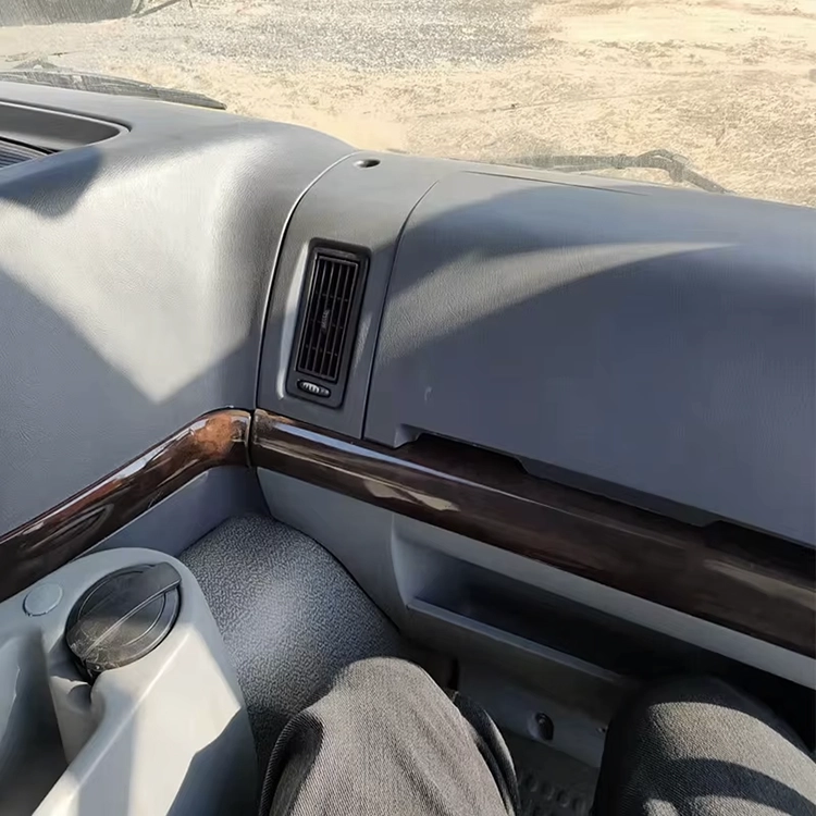 Refurbished cabin interior with new upholstery