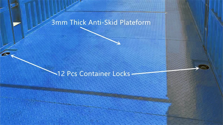 3mm Anti-Skid Checkered Floor and Container Locks