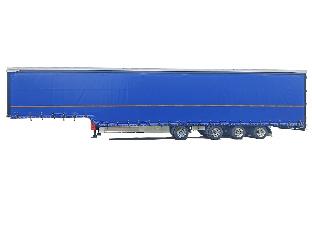 Kales 55ft (16m) Curtain Side Trailer with Air Suspension (132m³ Capacity)