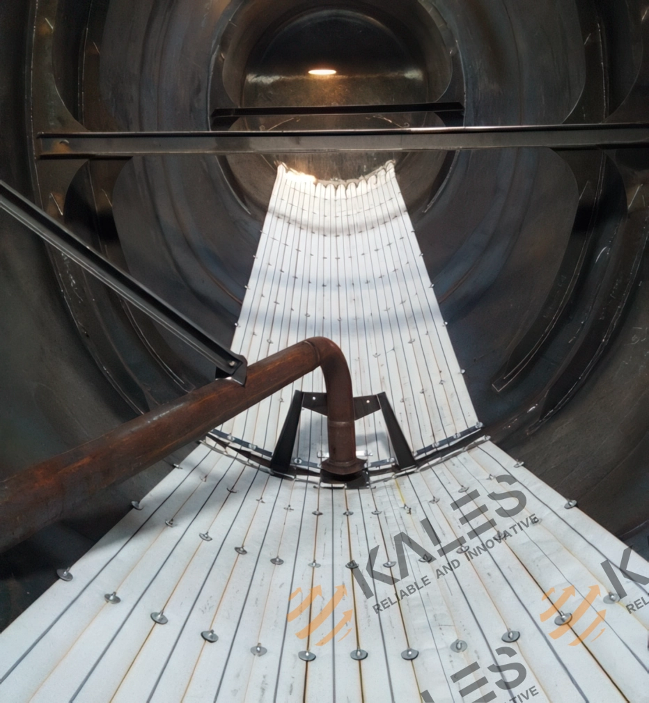 Internal Fluidization Bed of Kales Powder Tanker