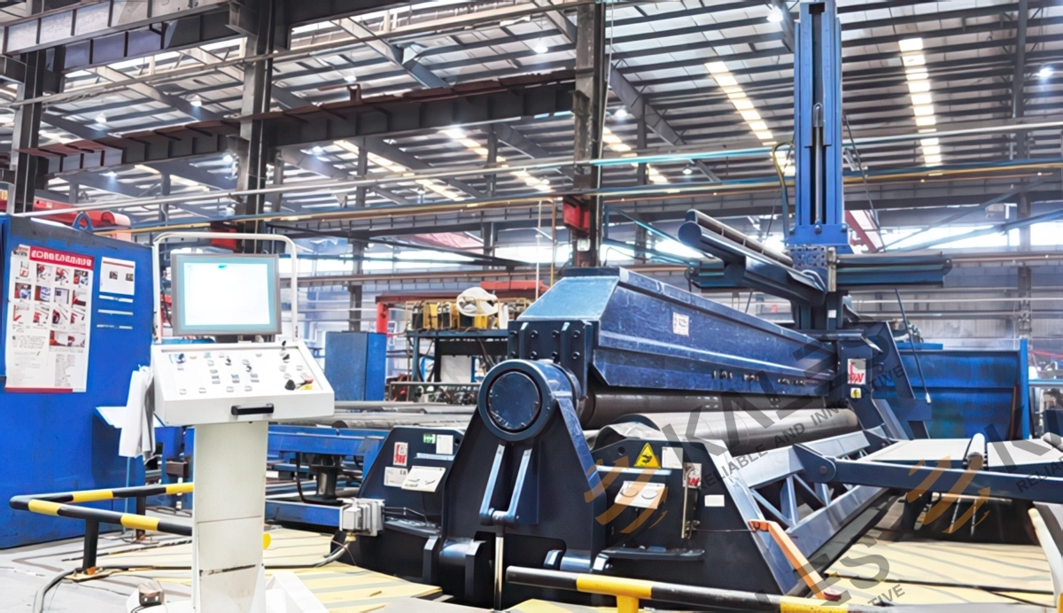 CNC Plate Rolling Machine forming tank body steel