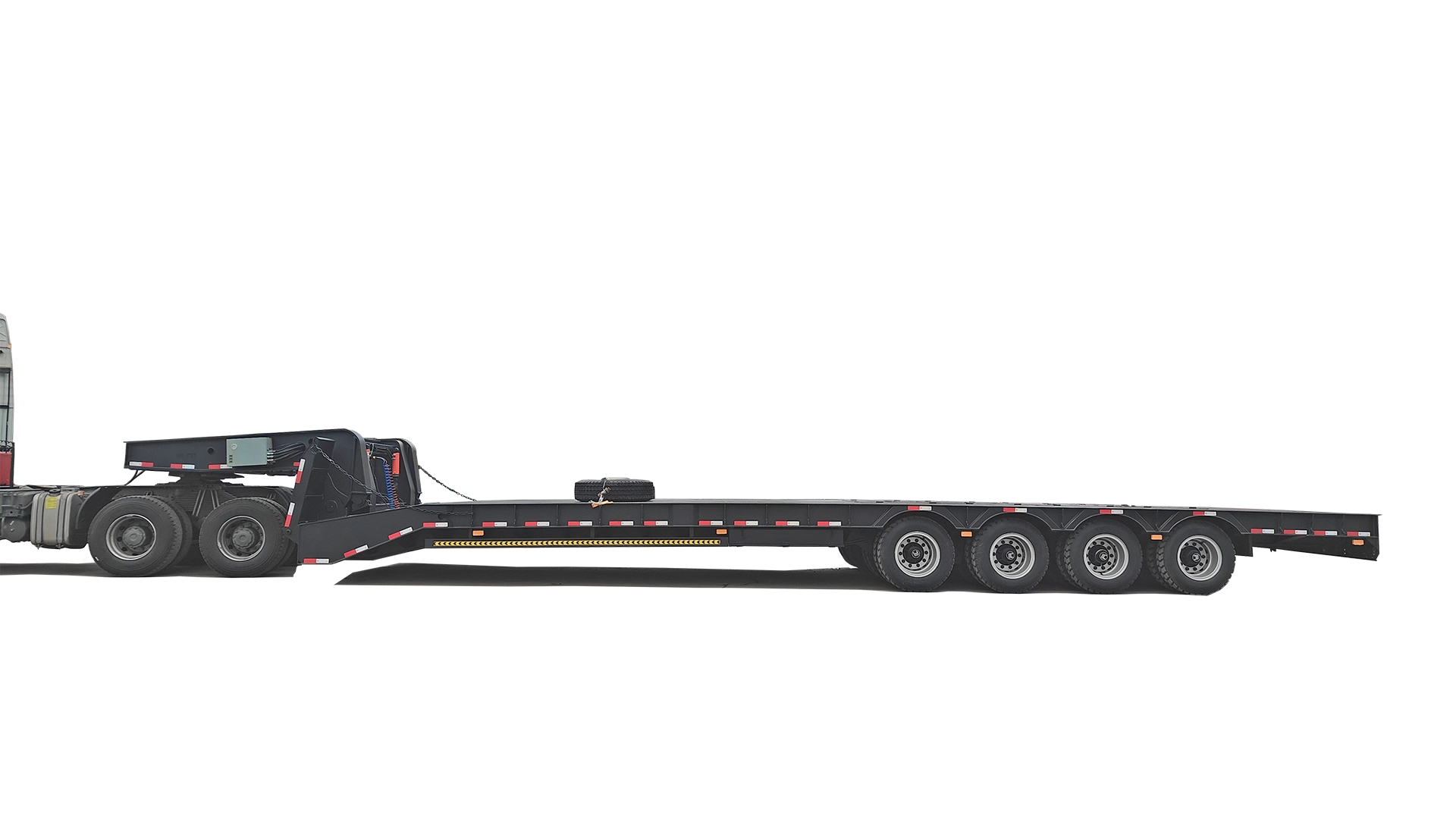 150 Ton Lowbed Trailer – 4.2m Ultra-Wide Flat Deck • 8-Axle Heavy Haul Solution with Detachable Gooseneck