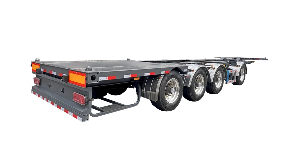 Kales 4-Axle 12m Container Skeleton Semi-Trailer