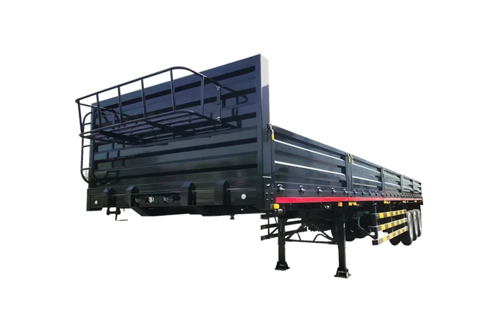 Kales 3-Axle Drop-Side Flatbed Trailer – Heavy-Duty Versatility for Containers, Bulk Cargo & General Freight