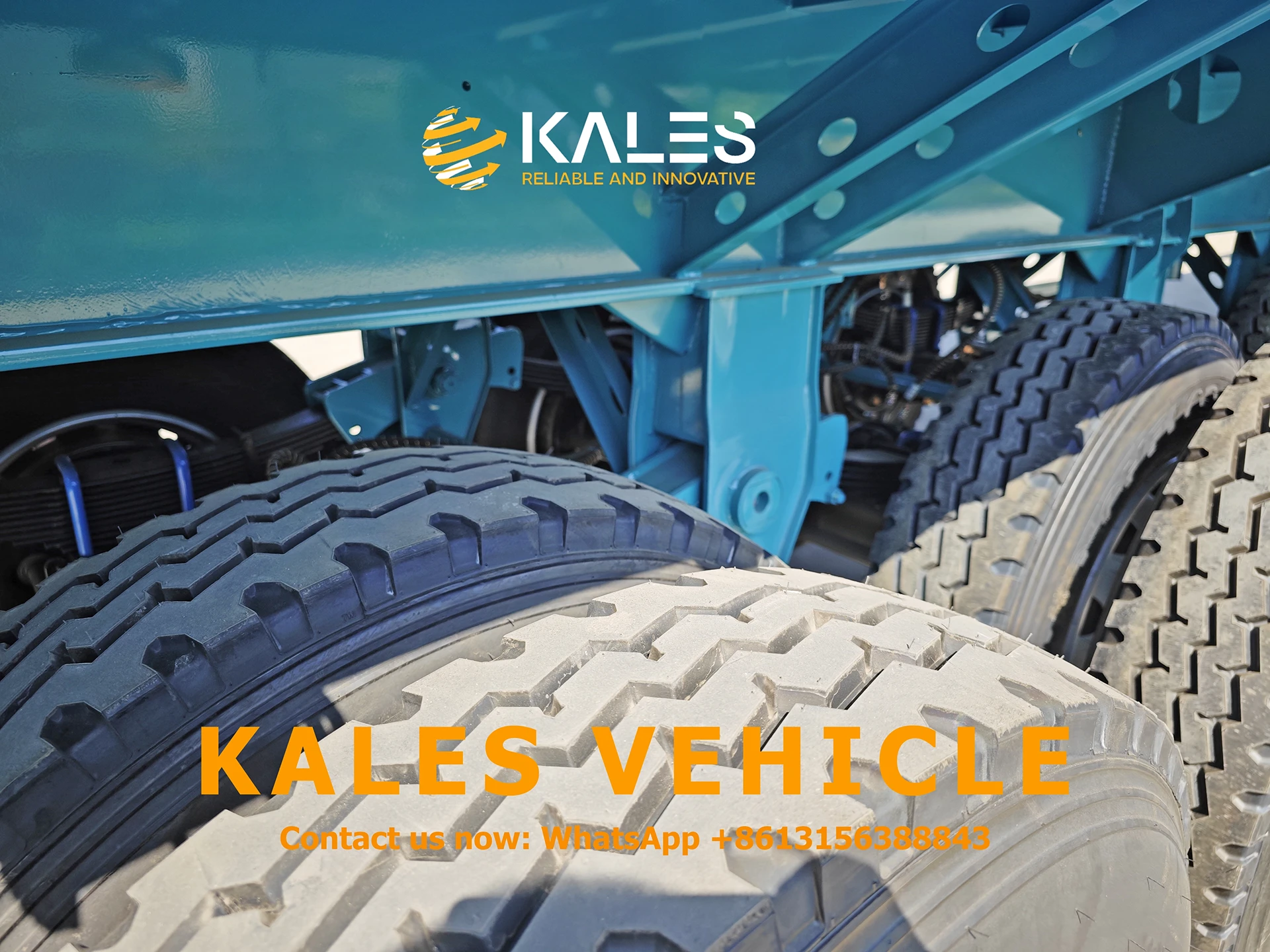 Durable electrostatic powder coating finish on Kales trailer