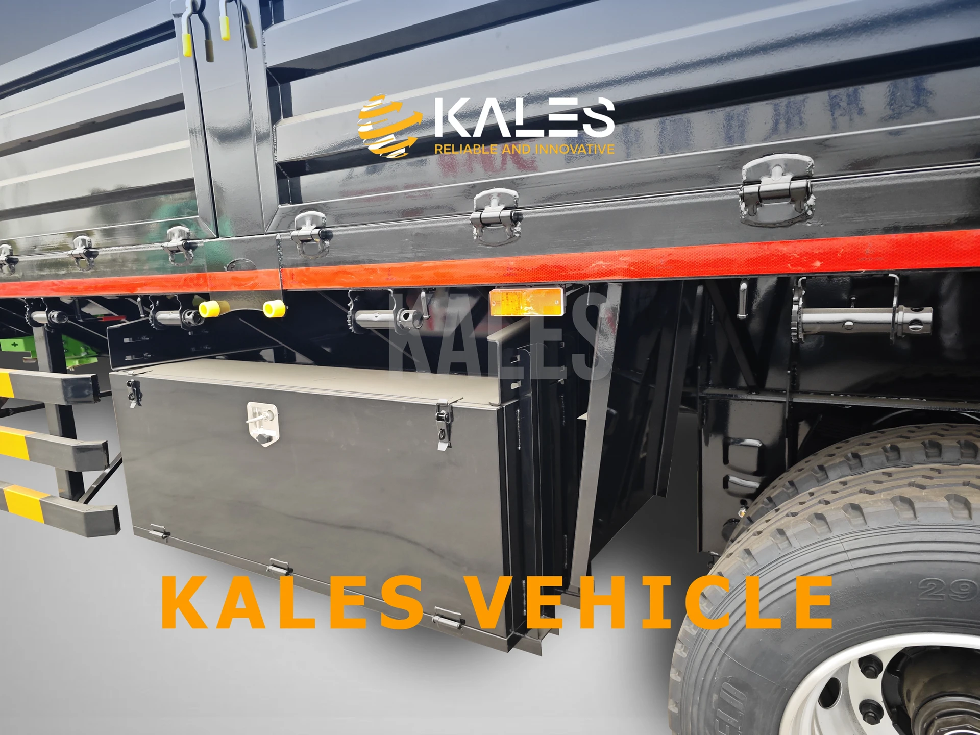 Trailer chassis made of Q355B high strength steel