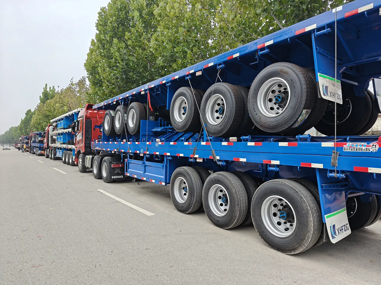 West Africa Case Study: 15 Kales 40ft Flatbed Trailers, Zero Frame Cracks in 12 Months