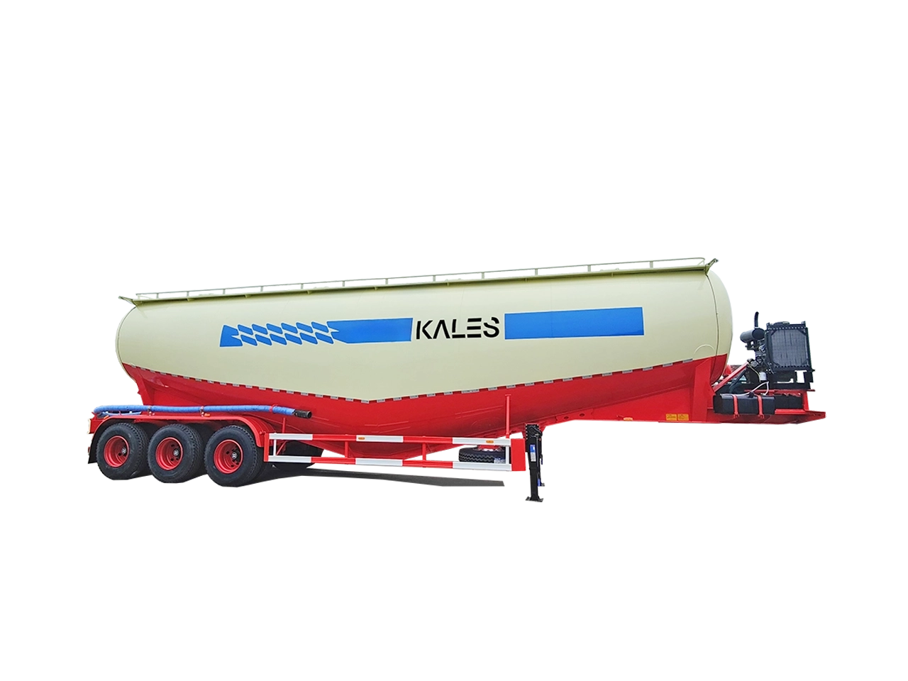 Kales 60 CBM / 63 CBM Bulk Powder Tanker Trailer for Africa