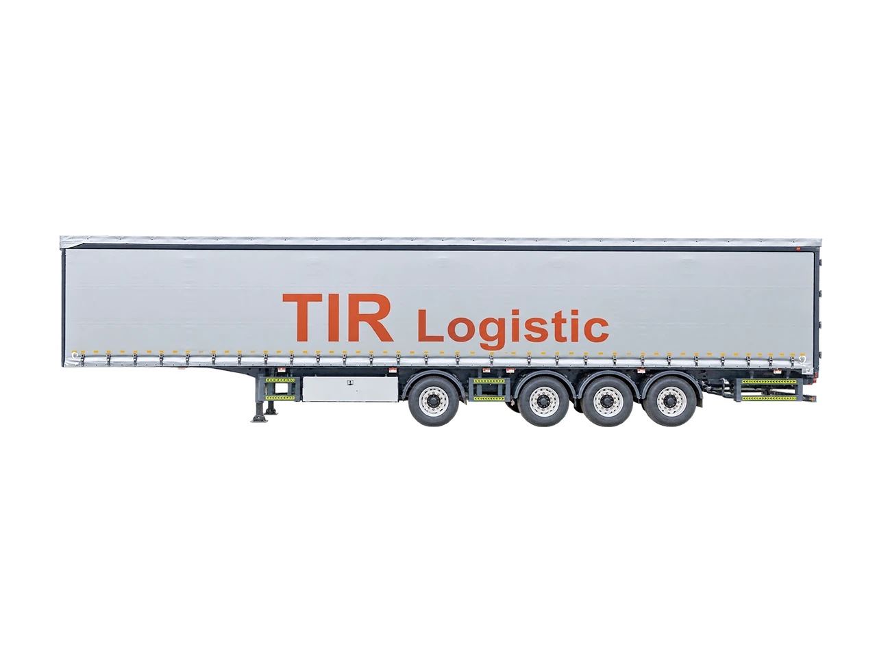 Kales 120m³ 4-Axle 17.5m Curtain-Side Semi-Trailer